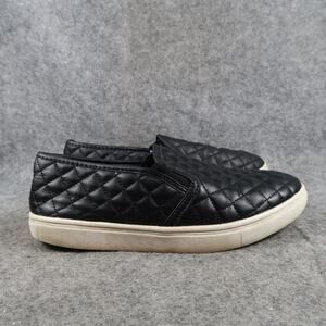 Cat & Jack Shoes Kids 3 Casual Sneakers Quilted Slip On Fashion Black Trainer